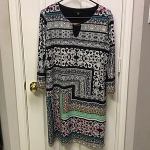 Tiana B. Multi colored dress. Size L